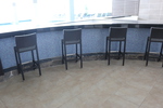 Универсални бар столове от ратан за заведения за всесезонно използване